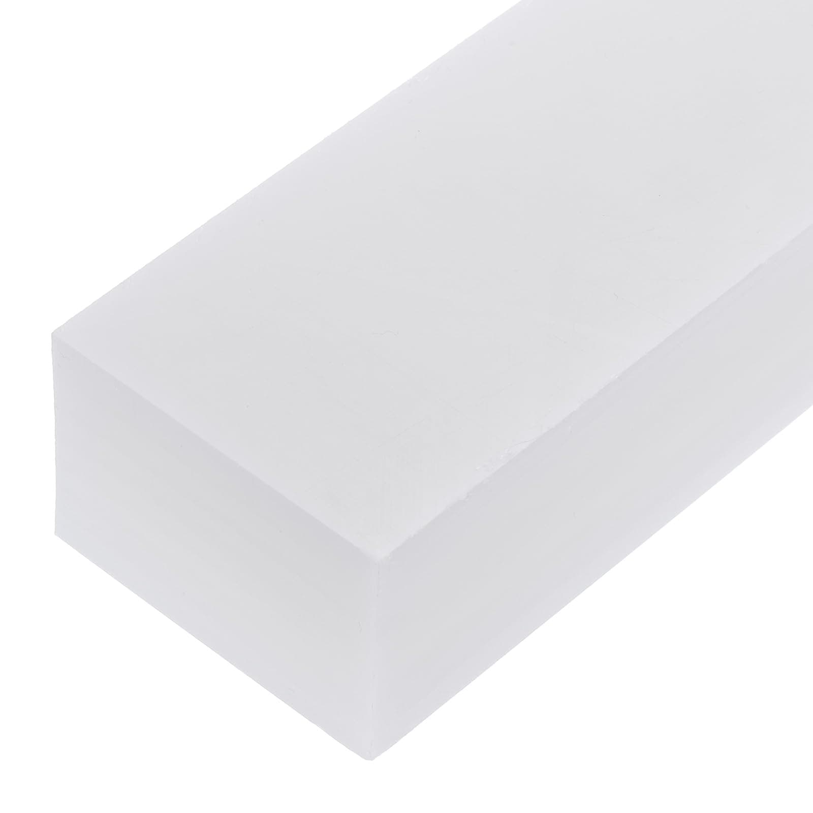 305 x 76 x 50mm HDPE Plastic Sheet, High Density Polyethylene Sheet Cutting Board White Solid Block, [for Marine, DIY, Home Floor]