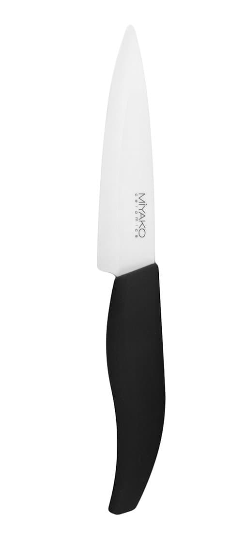 Miyako 4" Ceramic Paring Knife, Glossy White