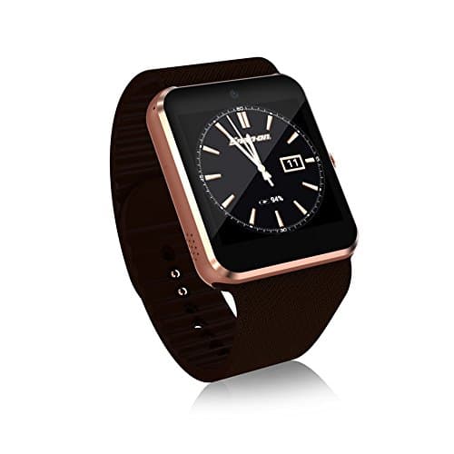 QAR Smart Watch QW09 3G Call Mobile Payment Android System WiFi Fashion Photo Steps Movement Smart Watch (Color : Gold)