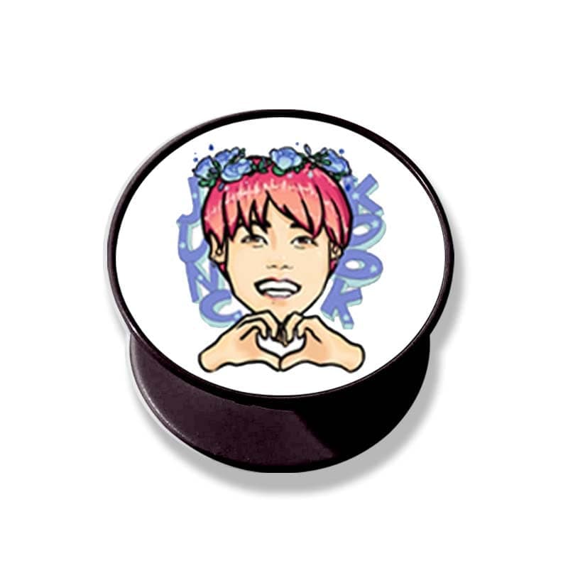 BTS Pop Socket BTS Army Jungkook,Suga, J Hope, Kim Taehyung, Jin, Jimin, RM, BTS Band Singer,Music,Kpop, Quirky Pop Socket Grip for Smart Phones 10