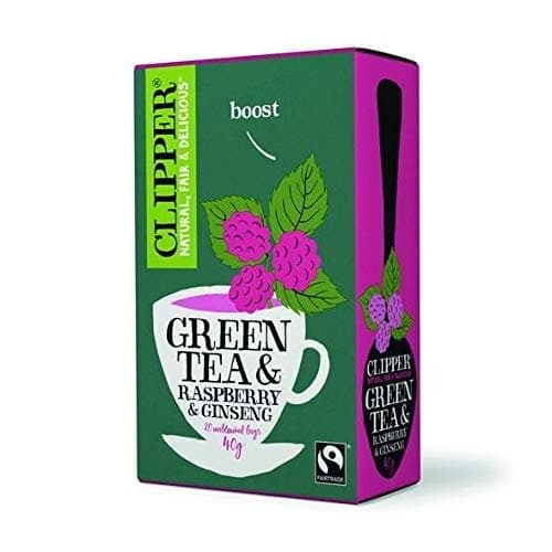 Clipper | Green Tea With Raspberry & Ginseng | 1 X 20 Bags