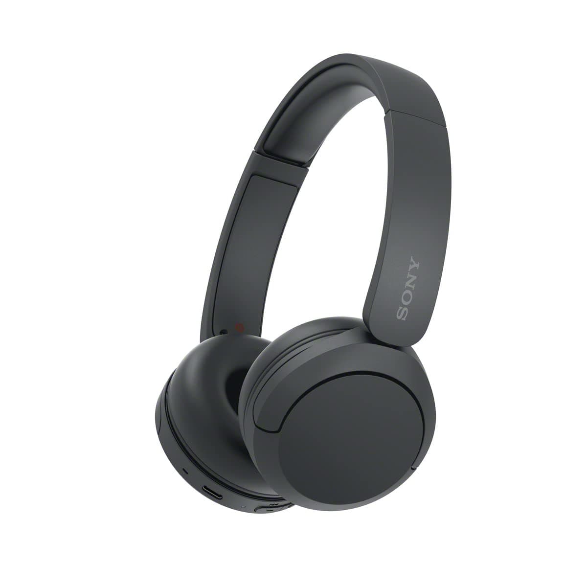 WH-CH520 Wireless Headphones Bluetooth On-Ear Headset with Microphone and up to 50 Hours Battery Life with Quick Charging, Black