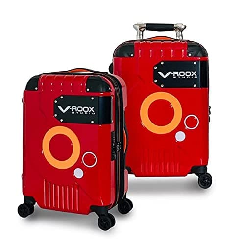 Zero+ Expandable Hardside Cabin Spinner Wheels Luggage Trolley 18.5" 59310 (Red)