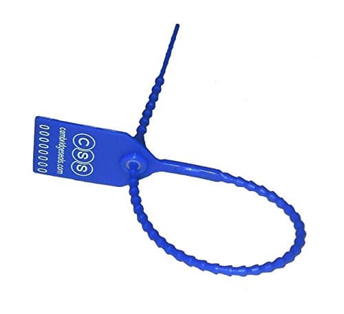 Cambridge Security Seals HPT00092 Heavy Duty Pull Tight Seal, Blue (Pack of 1000)