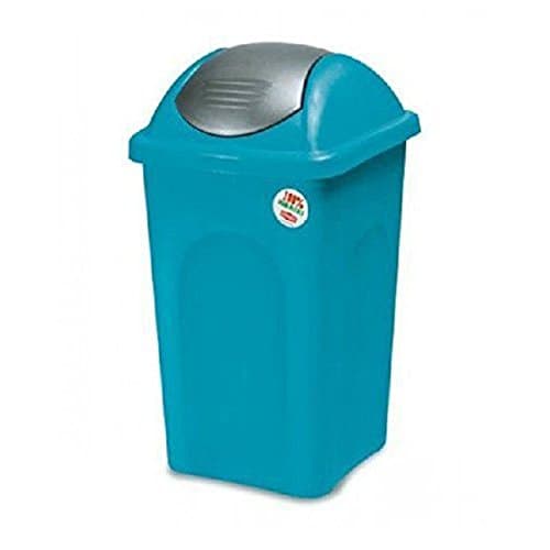 Stefanplast Swing Top Bin. 60 litres, Turquoise