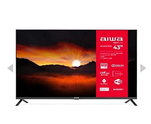 AIWA - Smart 4K Android 43in TV, Black