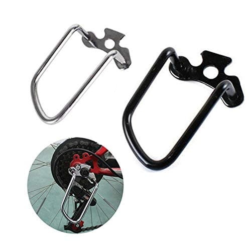 TENGGO Stainless Steel Rear Pull Protector Cover for Xiaomi E-bike Bike Derailleur Hanger Chain Gear Guard-Black