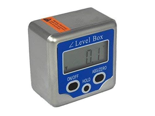 Digital Angle Gauge/Protractor/Inclinometer/Bevel Box + Leather Pouch & Batteries
