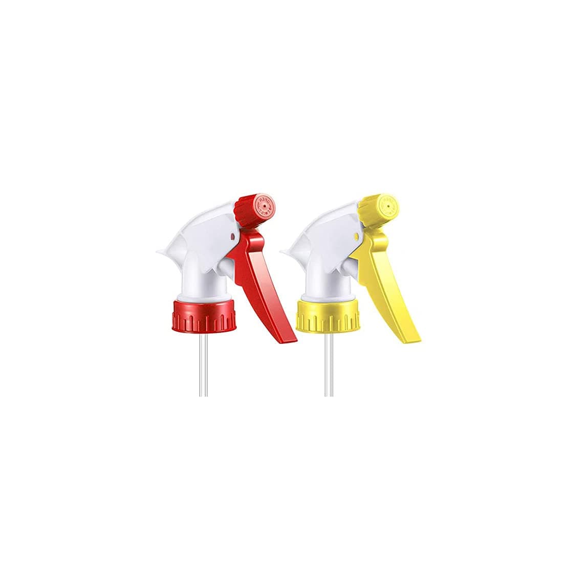 Imaashi ® Plastic Trigger Spray | Spray Gun | Sprayer | Bottle Nozzle Head For Home, Salon & Office Purpose | Fits on Every Bottle- Random Colour Bottles Not Included- (Pack of 2)