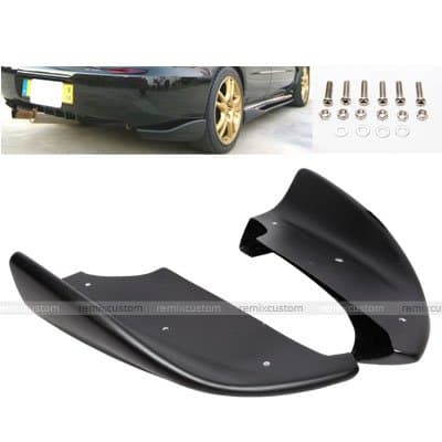 Remix CustomRemix Custom CS Style FRP Rear Bumper Aprons side Caps Compatible with 05-07 Subaru Impreza WRX Sti 4DR