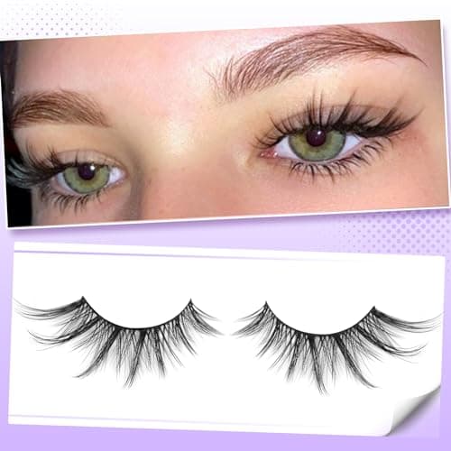 Fox Eye Lash Extension Kit Cat Eye Lash Clusters L-Curly Wispy Natural Looking DIY Eyelash Extensions Kit with Bond and Seal by Mavphnee
