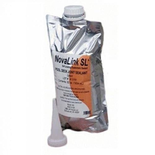 2 PACK - NovaLink SL Pool Deck Joint Sealant - Color Gray - Replacement for DECK O SEAL - 68 oz