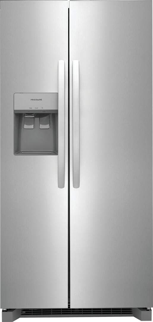 33" Side-by-Side Refrigerator with 22.2 cu. ft. Total Capacity, Air Filter, LED Interior Lighting, Ice Maker in Stainless Steel