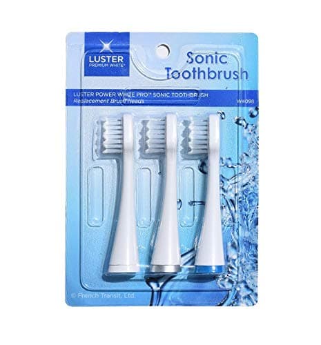 Sonic Toothbrush Replacement Brush Heads, (3 Pieces)