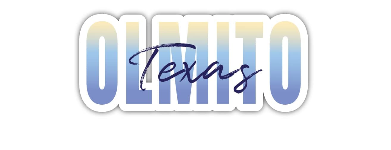 Olmito Texas Souvenir 4-Inch Magnet Script Design 4 Inch|Magnet