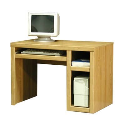 Charles Harris 38" W Computer Desk Finish: Honey