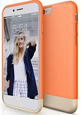 iPhone 6 Case,FEIKESI [Vibrance Series] iPhone 6 (4.7) Case [Lifetime Warranty] Protective SOFT-Interior Scratch Protection Metallic Finished Base with Vibrant Trendy Color Slider Style Hard Cases for iPhone 6 6S (4.7 inch)(French Rose /Gold Champagne)