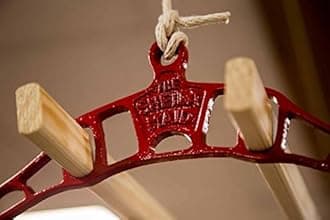 Sheila MaidOriginal Indoor Ceiling Clothes Laundry Drying Airer Rack - 6 rail - 72"(183cm) Long - Red Cast Iron