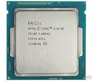 I3 4th Generation HIGH Performance Desktop Processor I3-4130 Clock Speed 3.4 GHZ Smart 4 MB Cache for LGA 1150 Socket H81 Motherboard Supported