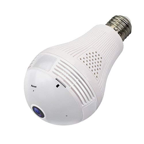 UKONM IP Camera Bulb 360 Degree Fisheye E27 interface easy to install Audio Motion Detection Controlled For Home