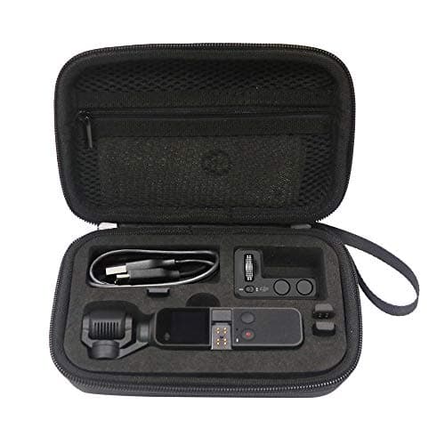 Anbee Portable Carrying Case Storage Bag Compatible with DJI Osmo Pocket Handheld Gimbal Camera and Accessories (Black)
