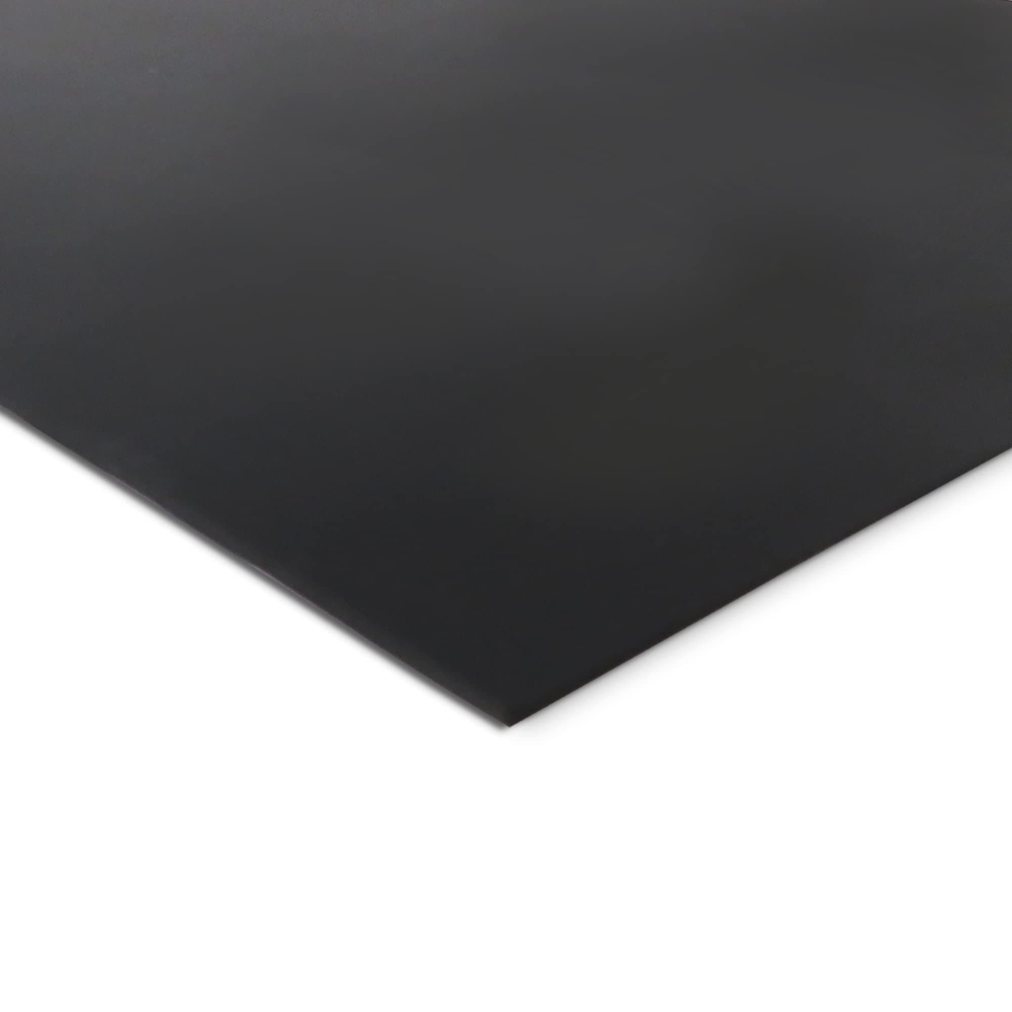 Rubber Sheet, Buna-N Rubber, Width 24 in, Rubber Length 12 in, Rubber Thickness 1/32 in, 60A