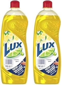 Lux Dishwashing Liquid Lemon 750ml pack may vary (Pack of 2)