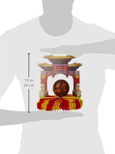 Beistle A Creation Asian Gong Centrepiece,50302