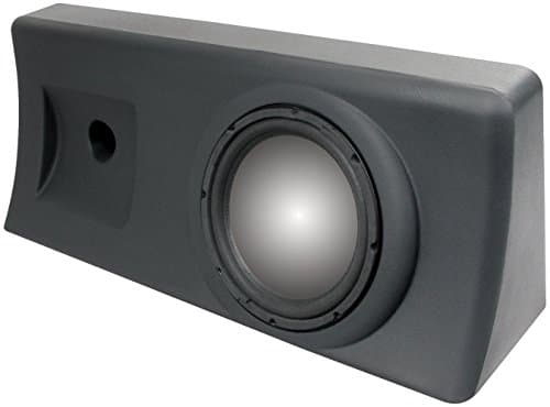 MTX "ThunderForm 2" Loaded Sub Enclosure for Chevrolet S-10 Regular Cab 1995-2003, Isuzu - Hombre , GMC Sonoma Includes 600 w (Peak) FPR Series Subwoofer (CHARCOAL Color)