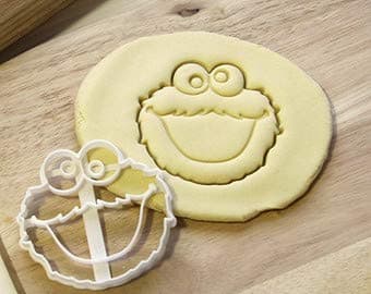Cookie Monster Cookie Cutter for Kids bakeware Cookie Cutter Bone