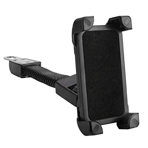 Motorcycle Universal Adjustable Scooter Mount Holder Smartphone Stand for Cell Phone GPS (Black)