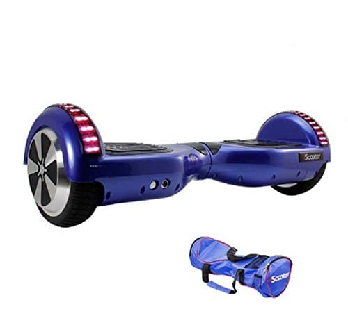 Blue Hoverboard LED Self Balancing 6.5inch Electric Skateboard Hover Board gyroscope Electric Scooter standing Scooter