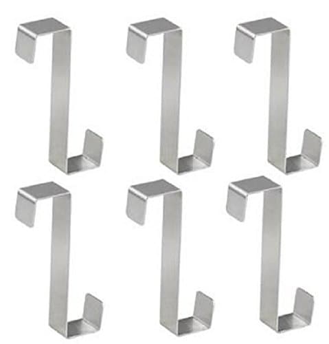 Over Door Hooks Rack Heavy Duty S/Z Hook, Pack of 6