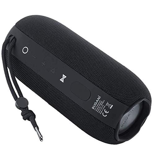 Bluetooth Speakers, Portable Bluetooth Speaker with TWS Function,IPX7 Waterproof Outdoor Speaker,360 Degress Ture Wireless Stereo,Loud Volume,Long Playtime Bluetooth Speaker with 3.5mm Aux,Black