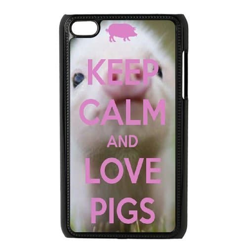 Pig Custom Cover Case for Ipod Touch 4,diy phone case ygtg697729