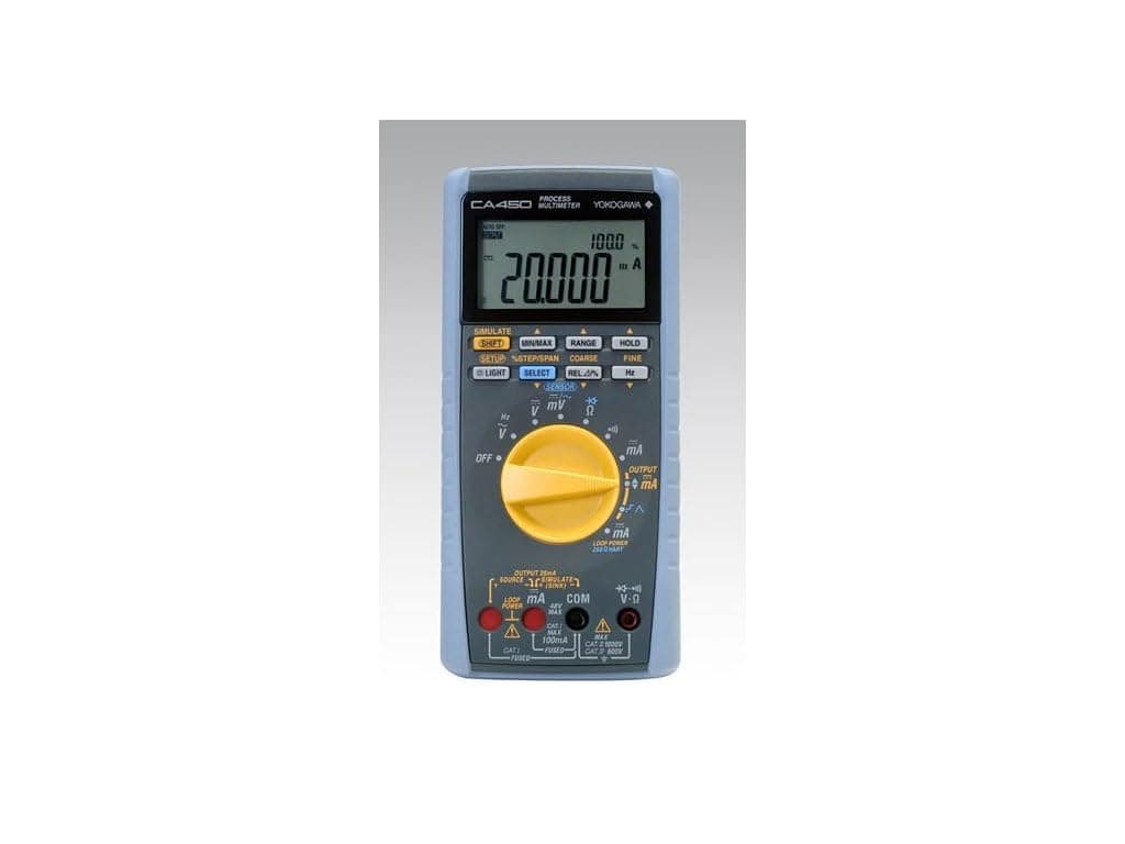 CA450-E/TE Process Multimeter with 4 AA Batteries, 98073 - Testing Leads, 98064 - Lead Cable, 99042 - Fuse, DOCIM - English Instruction Manual