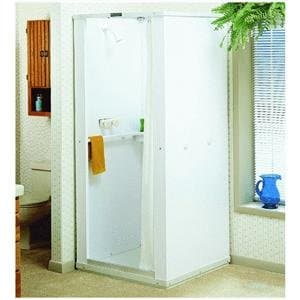 E.L. Mustee 80 32X32 Durastall Shower, White