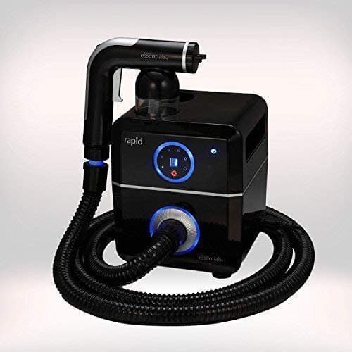 Tanning Essentials Black Rapid Spray Tan Machine with FREE OMG Solutions