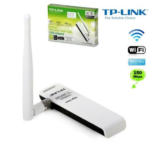 NETWORK CARD WIRELESS KEY 150M WIFI USB ANTENNA TP-LINK TL-WN722N 050467A