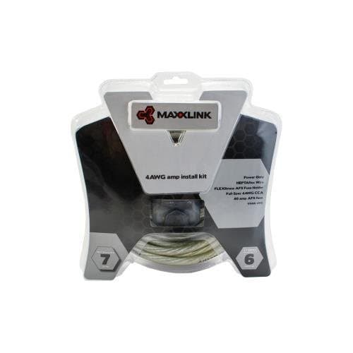 MaxxLink VPAK-4V2 4AWG Full-spec CCA Power Only Ampllifier Installation Kit (Maxxlink VPAK-4V2)