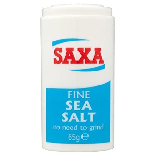 Saxa Fine Sea Salt Mini Pot 65G