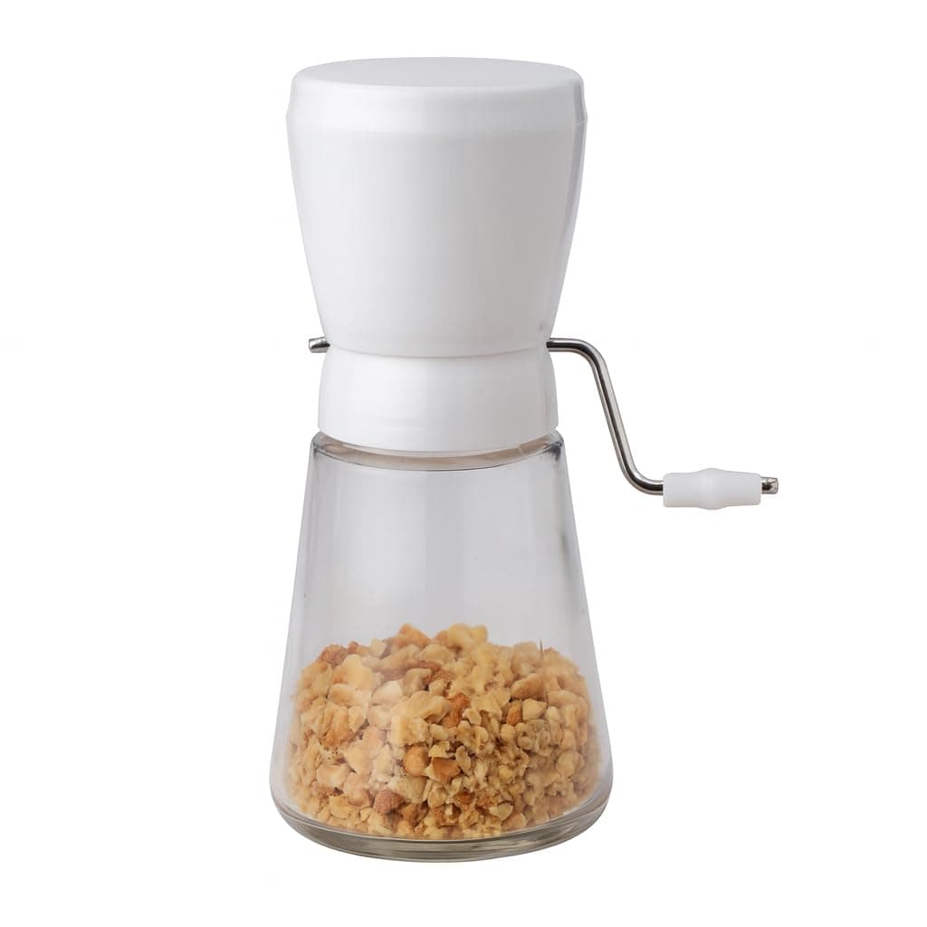 HIC Kitchen Manual Nut Chopper, Durable Nut Grinder For Baking, For Chopping Almonds, Pecans, Walnuts, 1.25-Cup Capacity