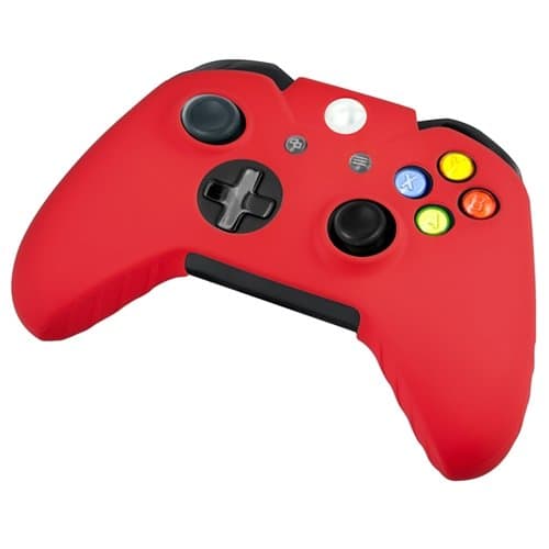 Everydaysource Red Silicone Skin Controller Case Compatible With Microsoft Xbox One / Xbox One S Controller