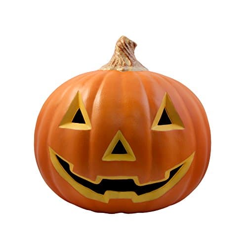 Short Realistic Pumpkin, 17.5-Inch
