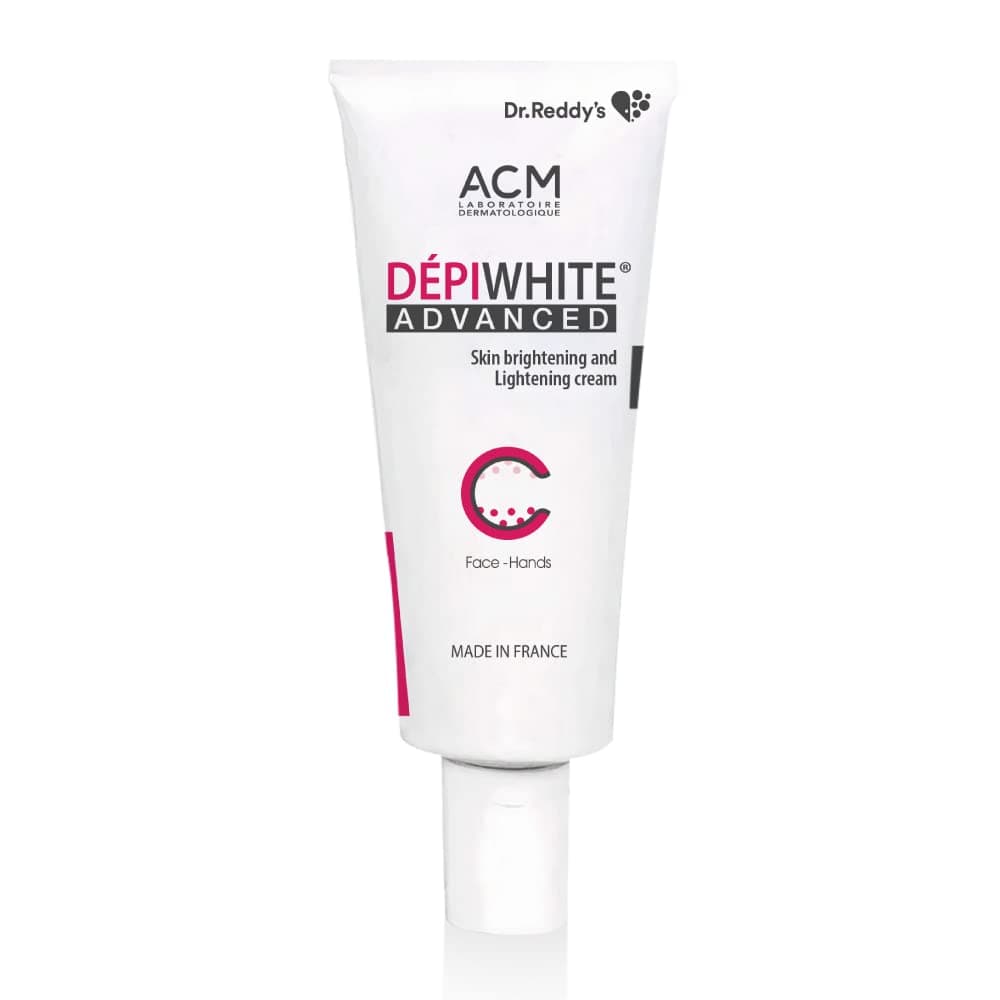 Dr Reddy's Depiwhite Advanced Cream for Bright and Even-toned Skin | Anti-Pigmentation | Removes Dark Spots | Glow Boost - Visible Brightness in 2 Weeks | Kojic Acid Vitamin C | Dermatologist Recommended | 40ml