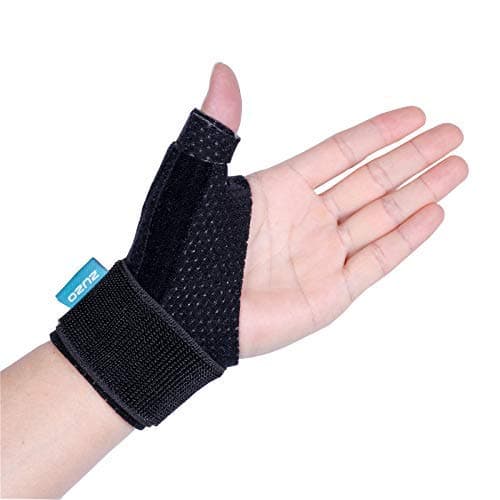 Compression Reversible Thumb & Wrist Stabilizer Splint(Improved Version) for BlackBerry Thumb, Finger, Pain Relief, Arthritis, Tendonitis, Sprained, Carpal Tunnel, Stable, S-M