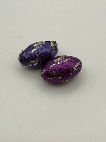 CandyKrave Hersheyes Easter Dark Eggs Milk Chocolate Candy - 1lb Individually wrapped Foils Easter Eggs Candy - Bulk easter chocolate candy for Snacking, Pinata, Celebrations, Parties Gifting & More!