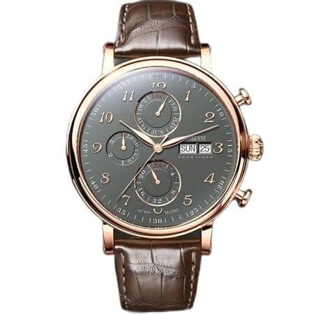 WatchAE - Switzerland LOBINNI Luxury Brand Perpetual Calendar Seagull Automatic Mechanical Sapphire Men's Watches Multi-function L13019-3