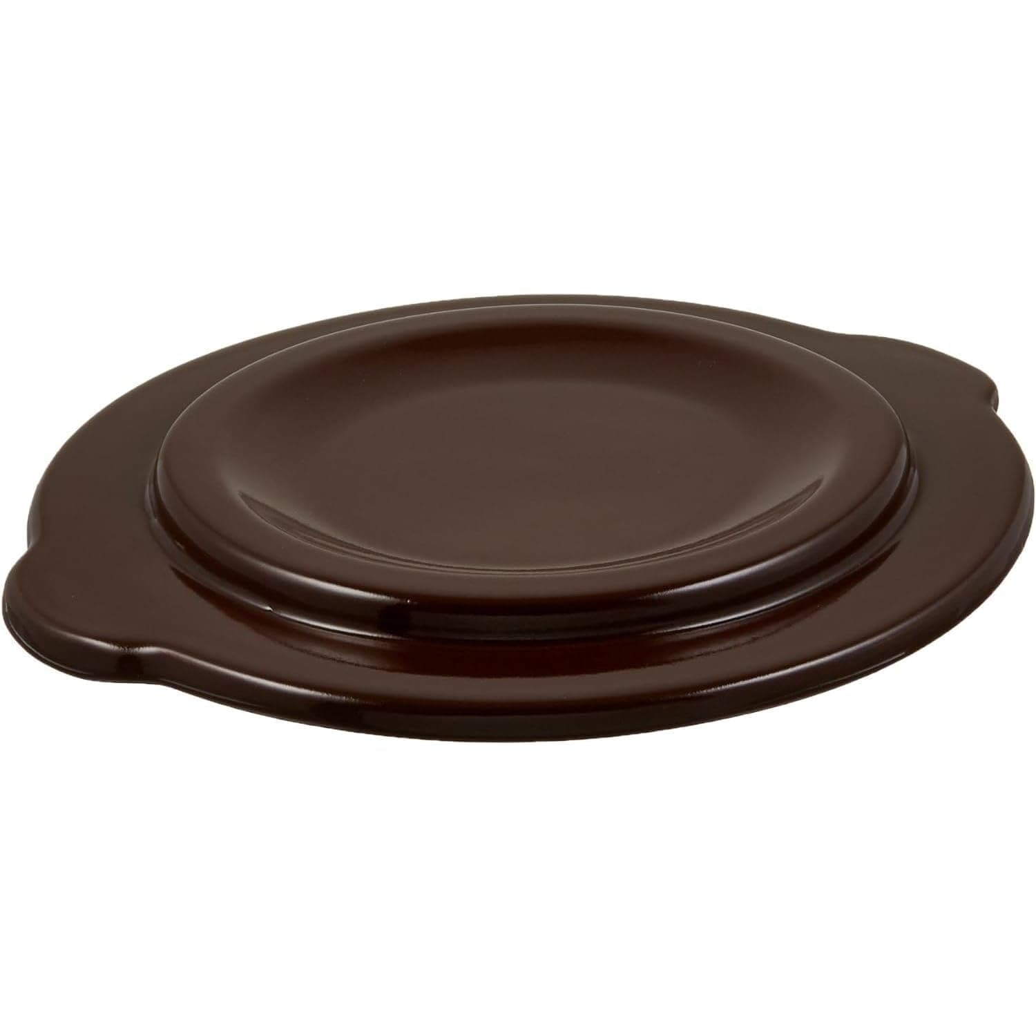 3 Gallon Crock Cover, Medium, Brown
