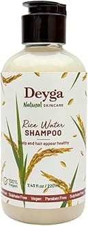 Rice Water Shampoo (220 ml) | Controls Frizz & Hair Fall | Deeply Cleanses Scalp | Strengthens Hair | Free from Paraben & Sulfate